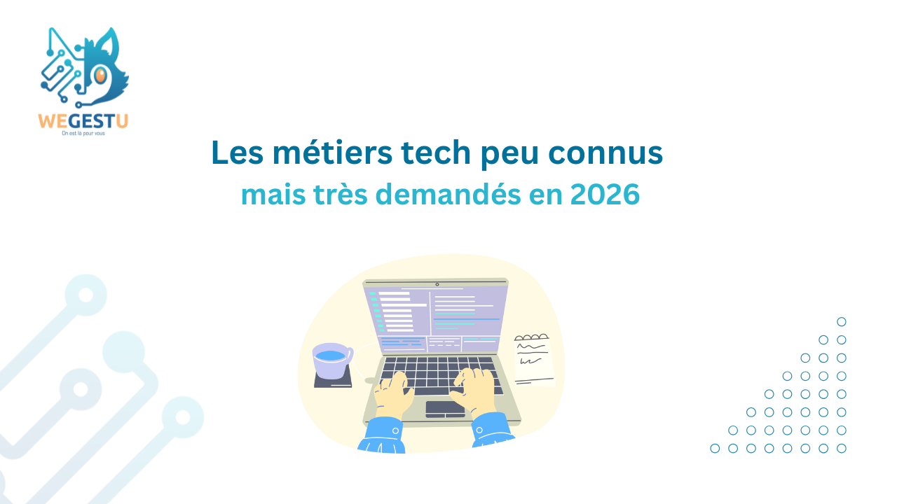 Les métiers tech peu connus mais très demandés en 2026