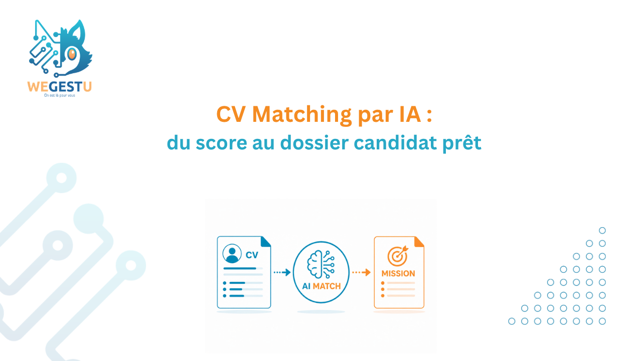 CV Matching par IA : du score au dossier candidat prêt